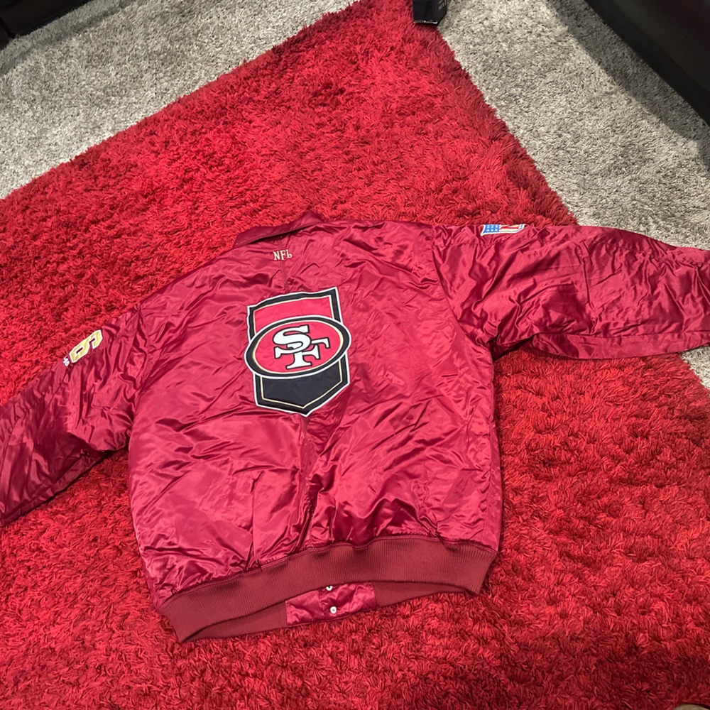 NFL 49er Satin Jacket - Picture 3 of 4